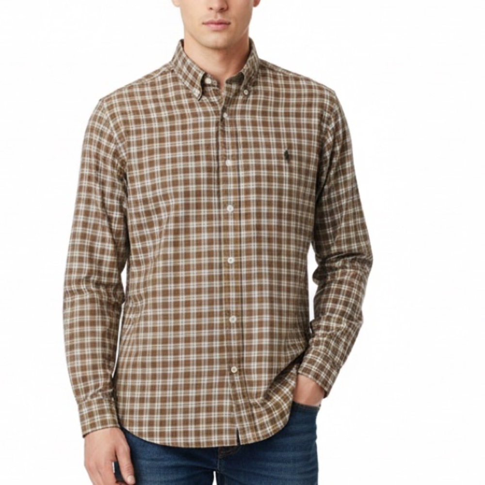 Polo Ralph Lauren Classic Fit Plaid button down Shirt Men's XXL-Long sleeve